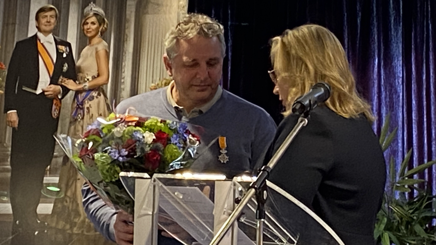 Huldiging van Jan Vis: Benoemd tot Lid in de Orde van Oranje-Nassau